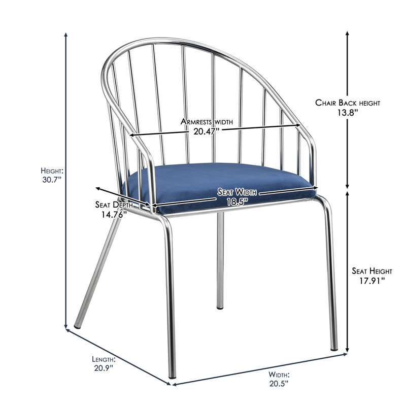 Fauteuil Kowana, Argent argent