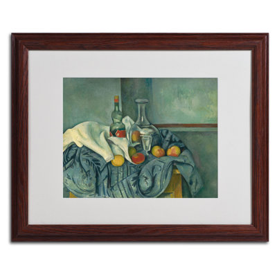 «The Peppermint Bottle» par Paul Cezanne - reproduction d'art sur toile