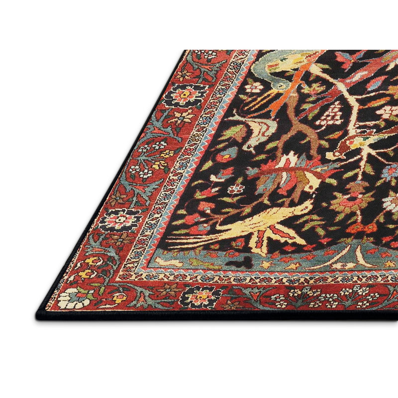 Oriental Indoor Rug, Rectangle 6' x 9'