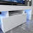 LED TV Stand For Televisions Up To 55 Inchs,Modern Entertainment Center With Down Filp Door, Glass Shelf And High Glossy UV Front Face, TV Console Table For Living Room,Bedroom-388526265