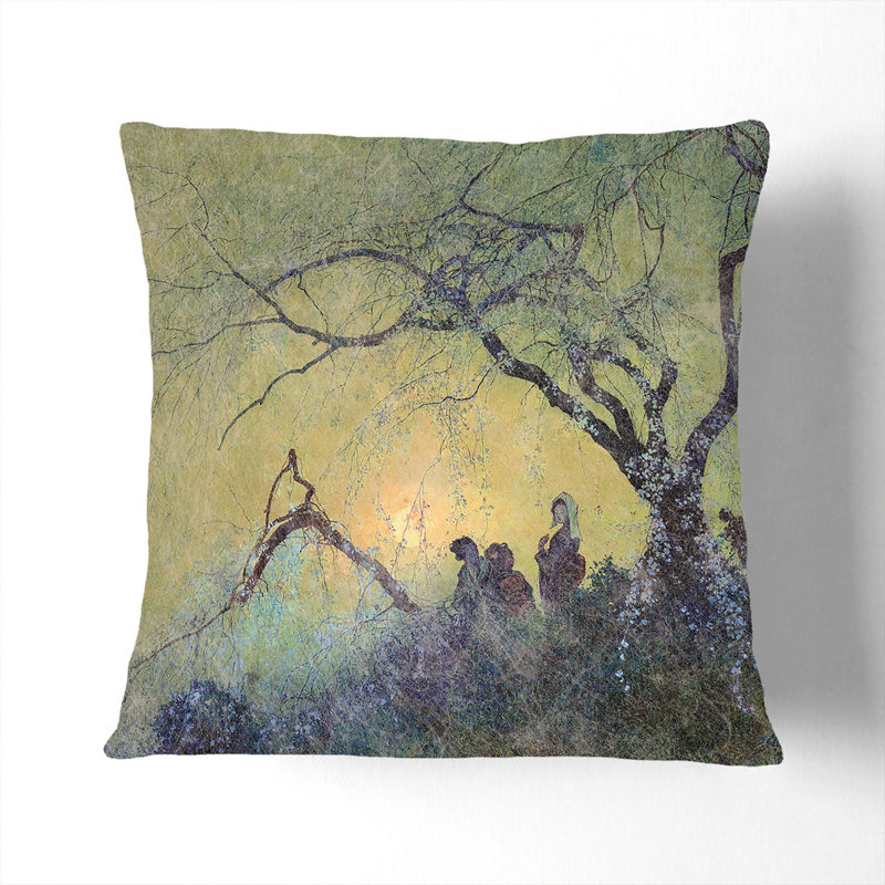 Square Throw Cushion, 40cm H x 40cm W x 15cm D