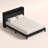 Wilder Modern 64.5" W Queen Platform Bed with Bookcase Headboard-453270967