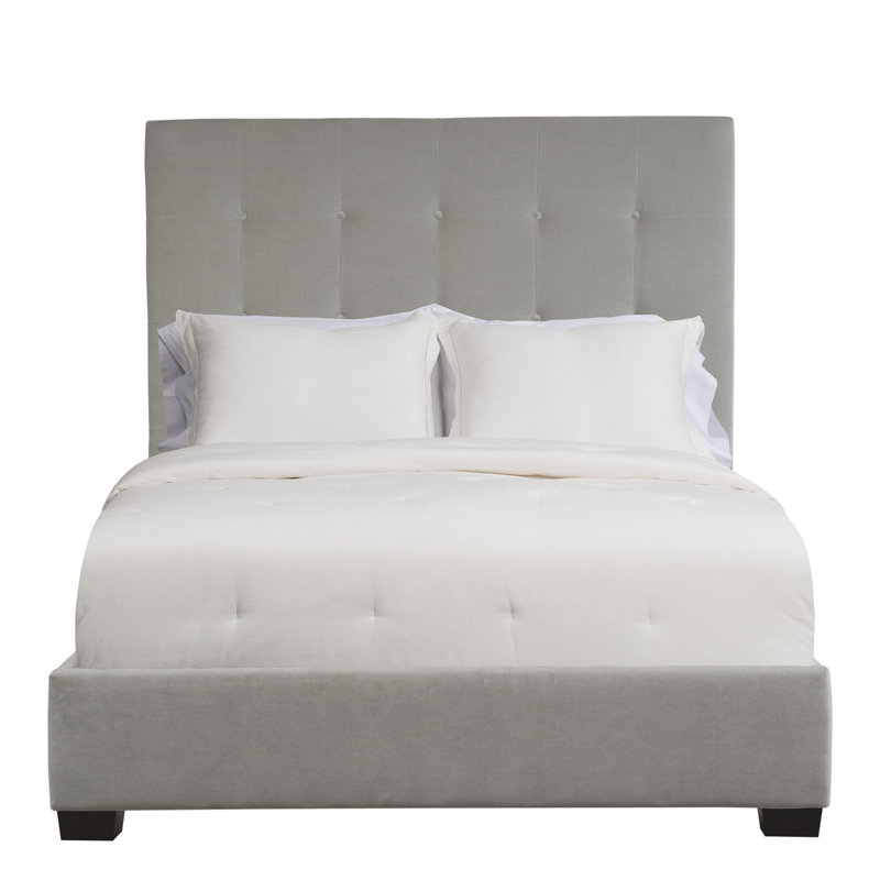 Townsend Upholstered Bed, Gray, Full