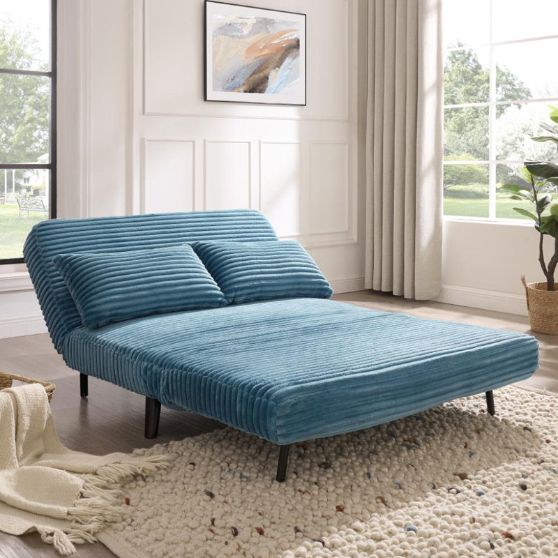 Keller 2 Seater Sofa Bed, Blue
