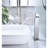 Waterfall - Style Single Handle Bathroom Faucet With Pop Up Drain, No Overflow, Stainless Steel Material, Corrosion Surface, Gentle Waterfall, Ideal For Sinks Without Overflow Spout And Steel,-121617443