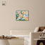 Art abstrait sur toile à motif floral lumineux-111130367-111130373