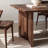 Jeannell Walnut Solid Wood Dining Table-1178380852