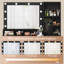 Dressing Table With USB Charge Make-up Desk Multi-storage Vanity Table-700535519