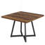 Table de salle à manger carrée rétro, table de cuisine en bois, table de salle à manger de conception classique-1557496400
