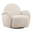 Grecia Swivel Chair Off White