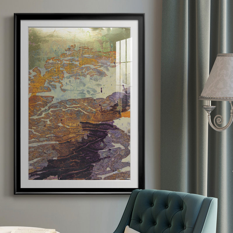 Monet's Landscape VII - reproduction de cadre photo, H 30,5 po x l 22,5 po x P 1 po, Cadre noir