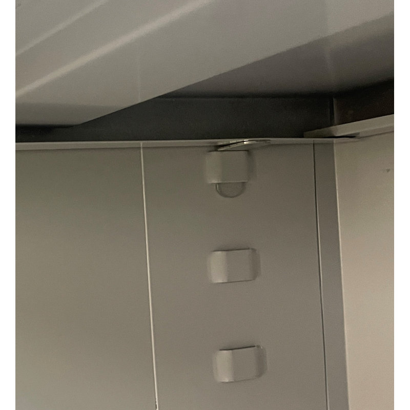 Jaylon Welded Steel Storage Cabinet - 36"Wx24"Dx72"H, Black