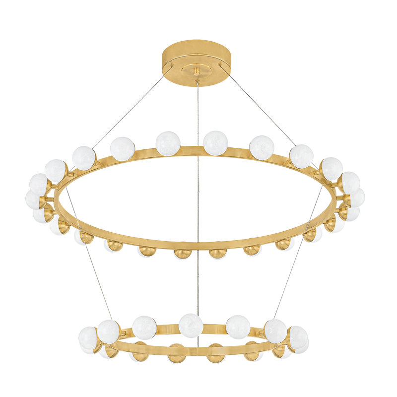 Linus Chandelier, 39, 12.50" H x 45.25" W x 45.25" D