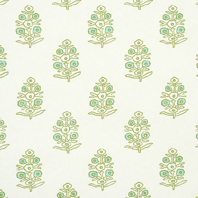 Papier peint Aditi, Vert