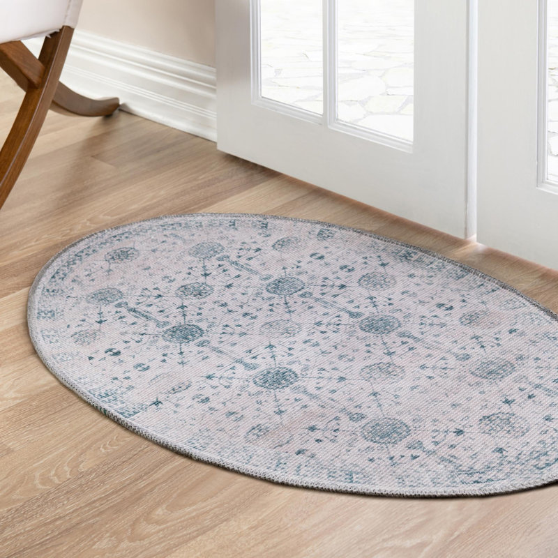 Tilghman Chenille Indoor Rug, Oval 2' x 3'1"