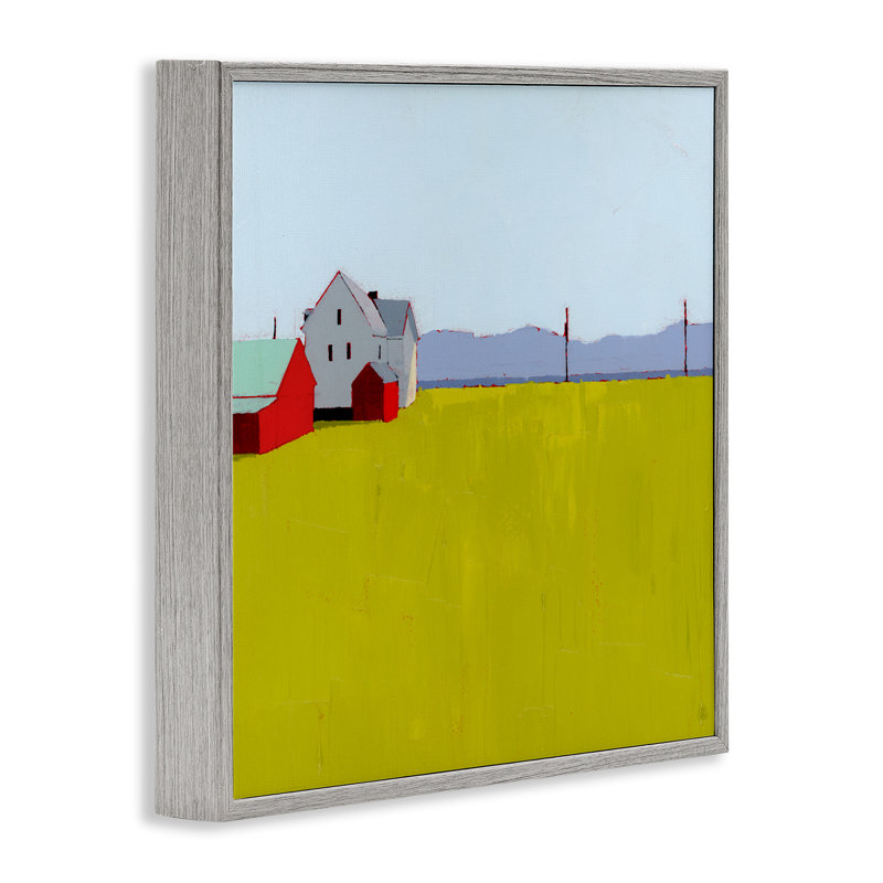 Giclée encadrée de style campagnard et de remise, design par Ruth LaGue, H 24 po x l 24 po, Estampe numérique Farmhouse