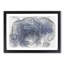 Blue Rose in Abstract - Picture Frame Graphic Art Print-55679537-55679538
