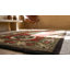 Rare Antique Artistic Art Nouveau Design American Hooked Folk Art Rug