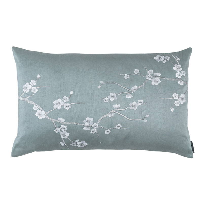 Blossom Silk Lumbar Pillow Cover & Insert, 18" x 30"