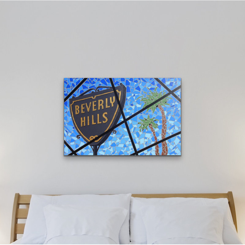 Beverly Hills Painting by Eddie Bruckner