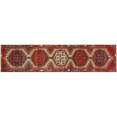 Markdaniel One-of-a-Kind 2'2" X 10'3" 1980s Runner Wool Area Rug