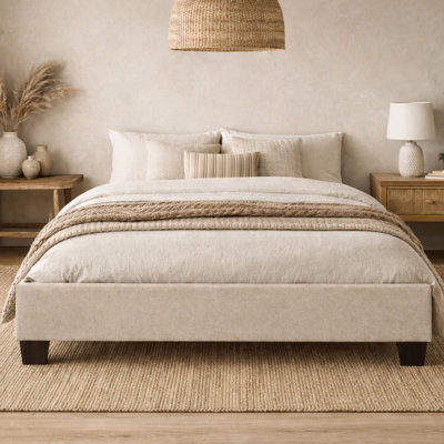 Lit plateforme tapissier Kessel