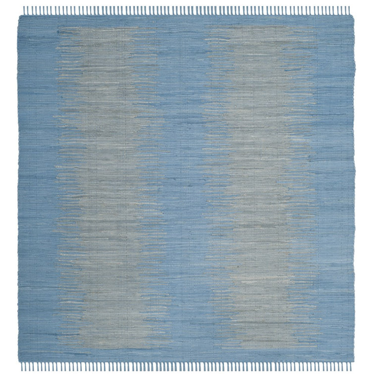 Cayman Hand Woven Cotton Abstract Rug
