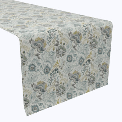 Table Runner, 100% Cotton, Floral 166