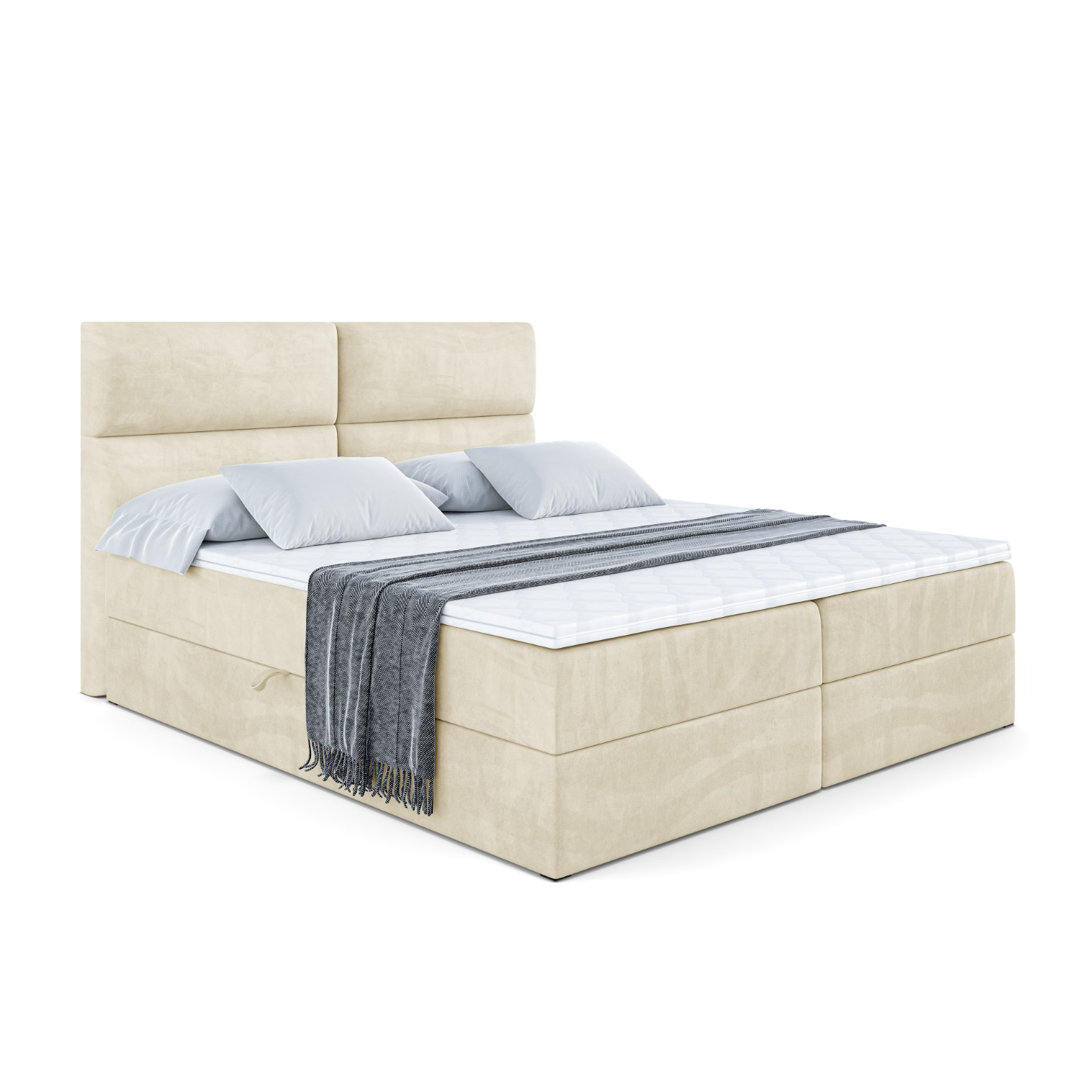 Boxspringbett Ricksen mit Topper und Bettkasten