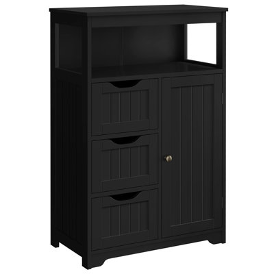 Freestanding Wooden Bathroom Floor Cabinet