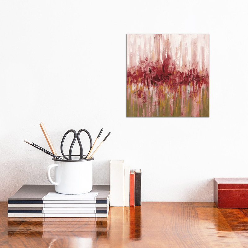 Red Reflections by Silvia Vassileva - Wrapped Canvas Gallery-Wrapped Canvas Giclée, 30.48 cm H x 30.48 cm W