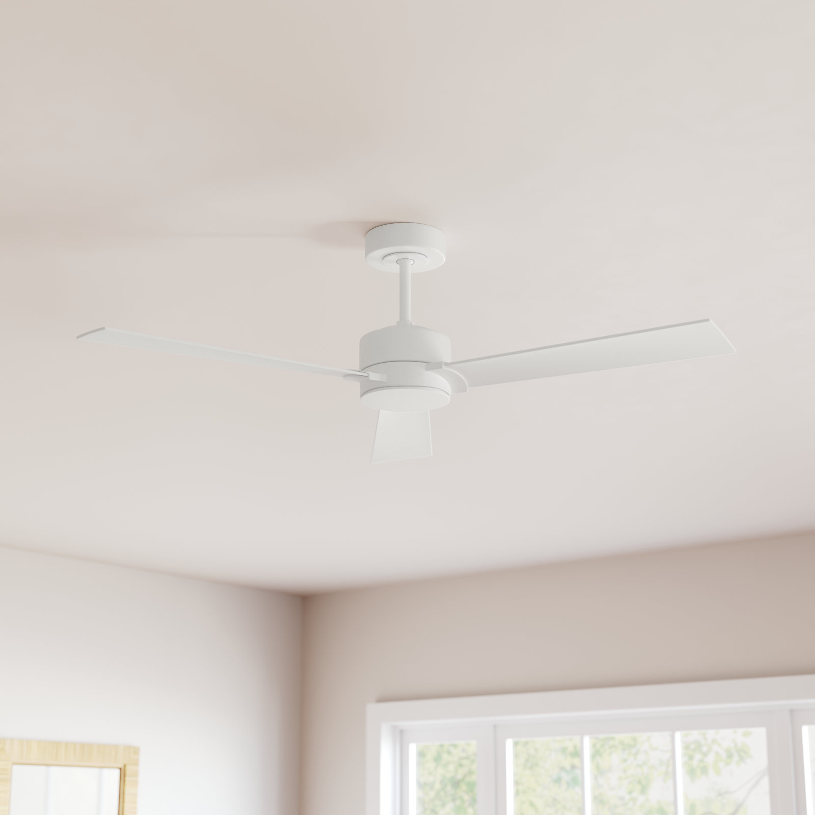 Martrell Ceiling Fan, Matte White, 44", Matte White