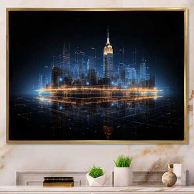 " New York Futuristic Blueprint "