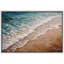 «Ocean Waves Shoreline», art de bord de mer, impression sur toile encadrée-126136902-126136907