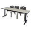 Table de formation Neyland Cain T-Base et 3 chaises empilables-32520358-32520364