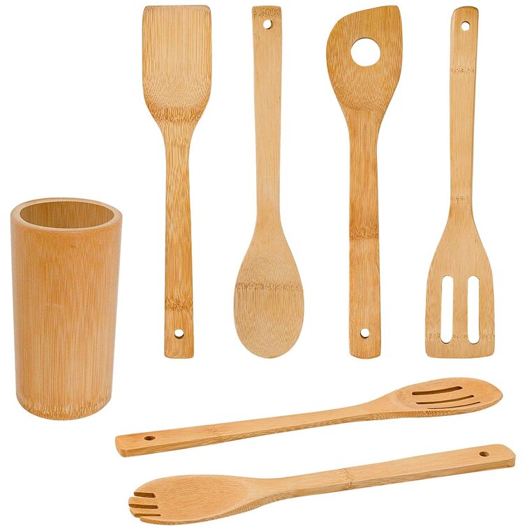 Bambloom Wood Assorted Kitchen Utensil Set & Reviews