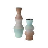 Happy 80's Handmade Ceramic / Porcelain Table Vase
