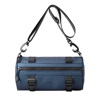 Backpack Crossbody Cylindrical Bag Fashionable Trend Functional Cylindrical Bag Large Capacity Storage Waterproof Men's Chest Bag
