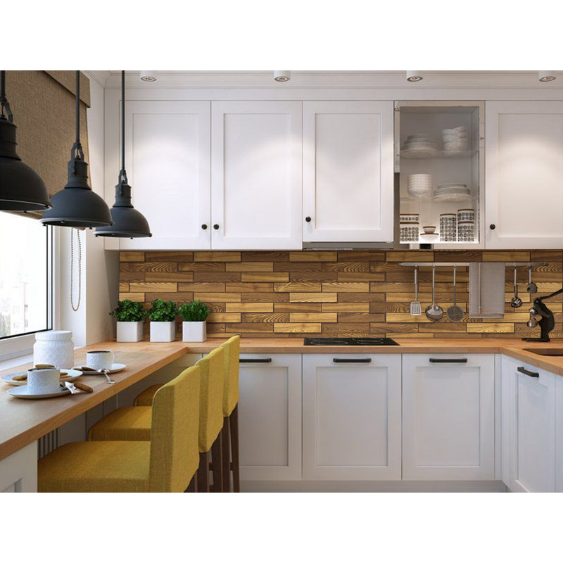 19" x 39" 3D Wall Panel, Brown