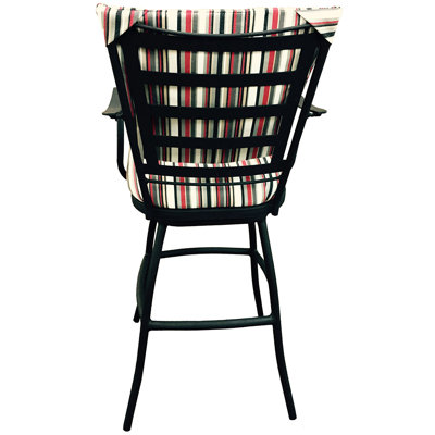 Darin Aluminum Outdoor Stool with Cushion