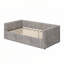 Structure de lit de jour extensible revêtue de chenille avec couchette Draw Tiroirs de rangement-977589310