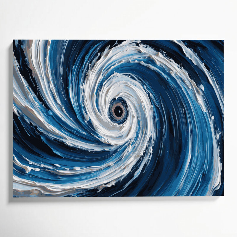 Art mural sur toile Sci Fi Pulsar, H 11 po x l 14 po