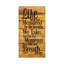 Élégant accessoire mural décoratif en bois, noyer et noir, 11,8 x 1,2 x 22,8 pouces | Fabrication 100% bois véritable, épaisseur: 1,2 po | Variations de couleurs uniques pour un décor de maison élégant