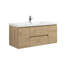 Ensemble de meuble-lavabo simple mural 47 po Bomia