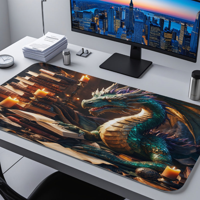 Polyester Desk Pad, 31.5x15.5