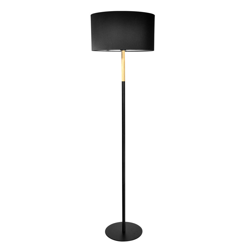 Agnes 164cm Traditional Floor Lamp, Black