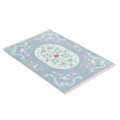 Artisan Weavers Medallion Blue Area Rug