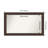 Halcott Solid Wood Rectangle Wall Mirror-19137921