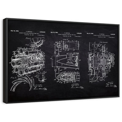 Impression sur toile d'un système de propulsion et d'une unité de puissance