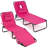 Longin Outdoor Metal Chaise Lounge-139947047